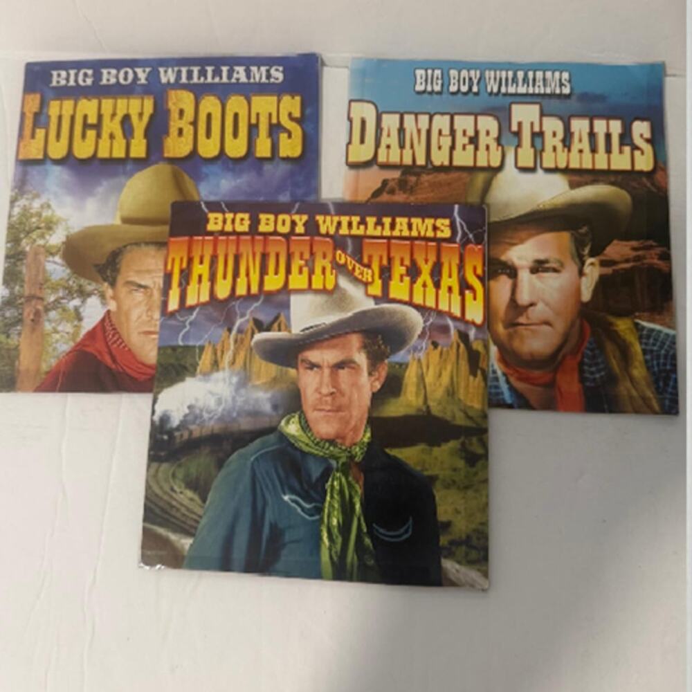 Lot of 3 Western Cowboy DVD Movies – Disc Only. Classic Western